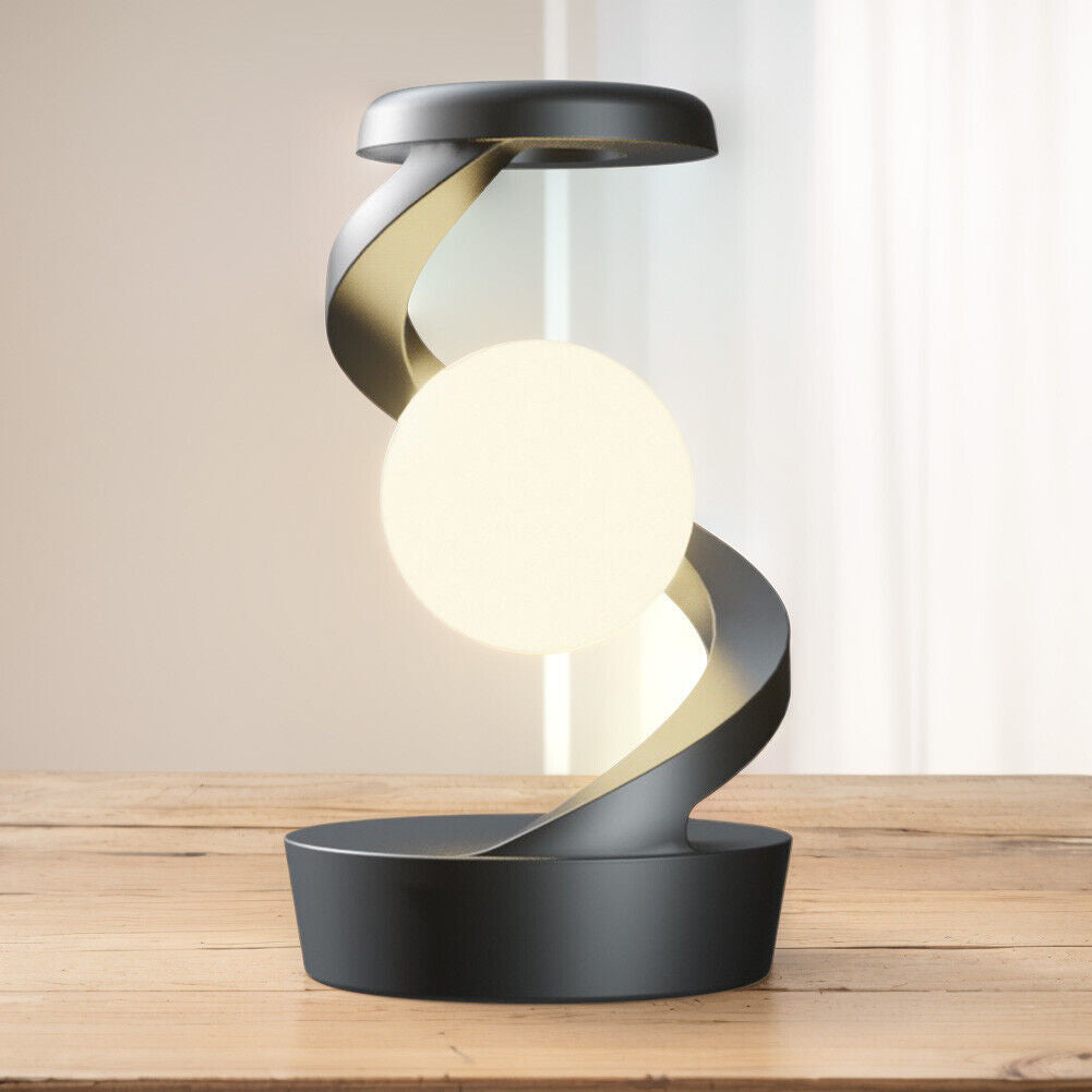 Rotating Wireless RGB Floating Moon Lamp