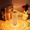 16 Color Changing Rose Crystal Diamond Table Lamp