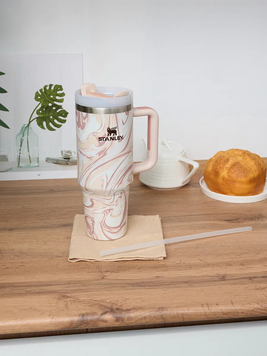 Stanley x Rose Quartz Swirl Edition Tumbler