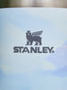 Stanley logo on a metallic surface