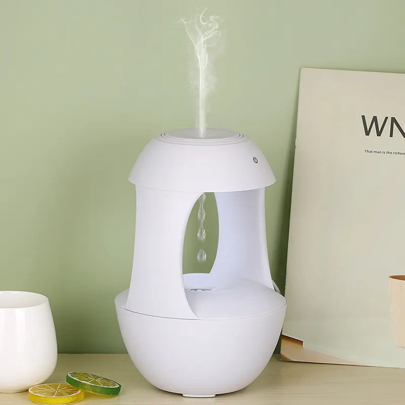 Anti-Gravity Water Drop Aroma Diffuser Single Arm New Design Anti-Gravity Air Humidifier Yoga Diffuser