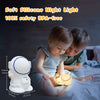 Rechargeable astronaut night lamp with a remote control for easy operation, ideal for nursery and kids' rooms