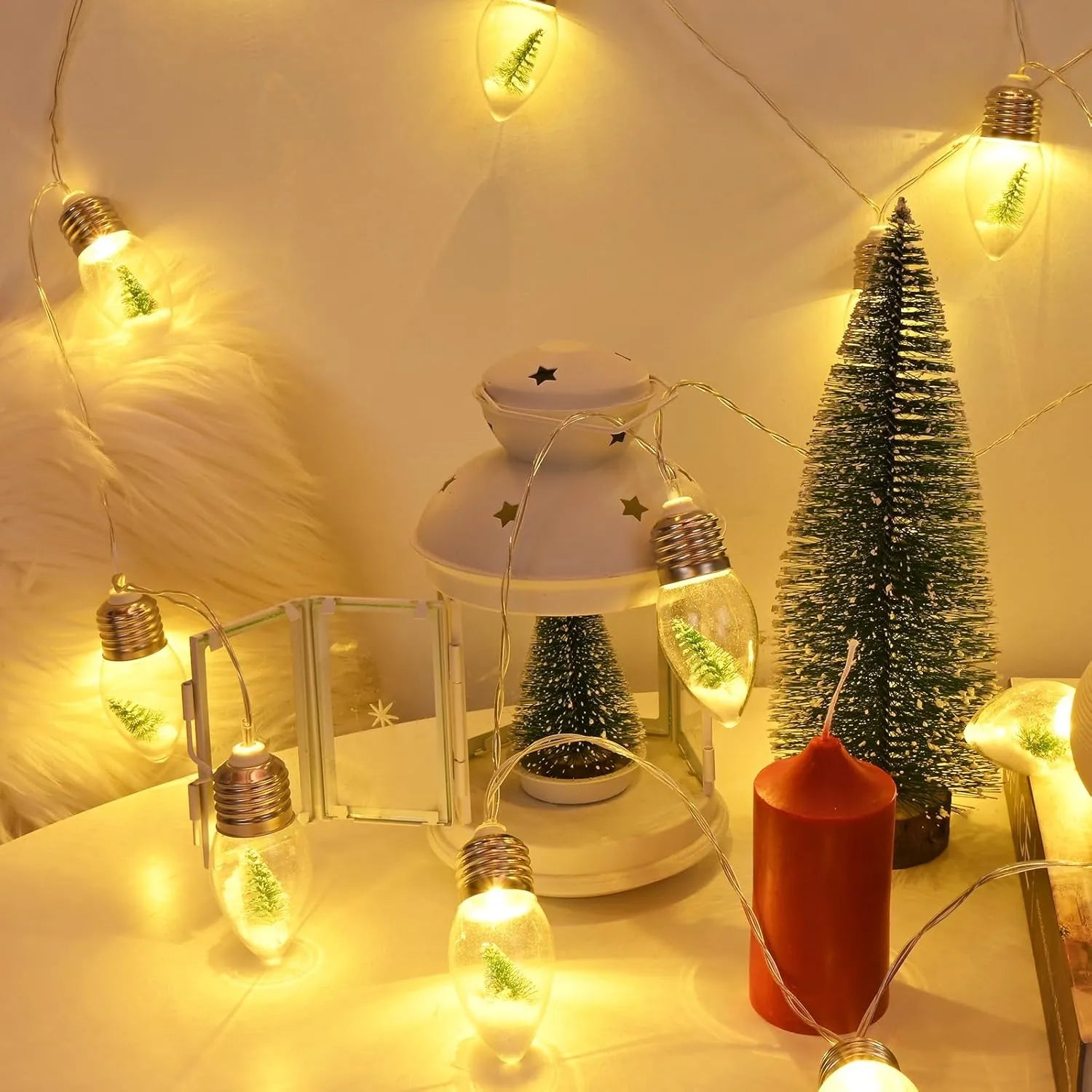 Christmas Tree Snow Globe LED Light