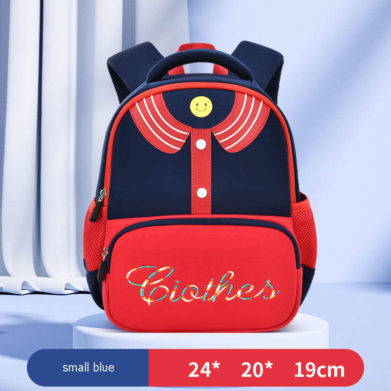 Clothes smiling face children's school bag