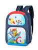 Cool Blue Flying Aeroplane Kids School Backpack