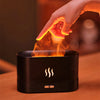 Close-up of Flame Aroma Diffuser Emitting Soothing Aromatherapy Mist