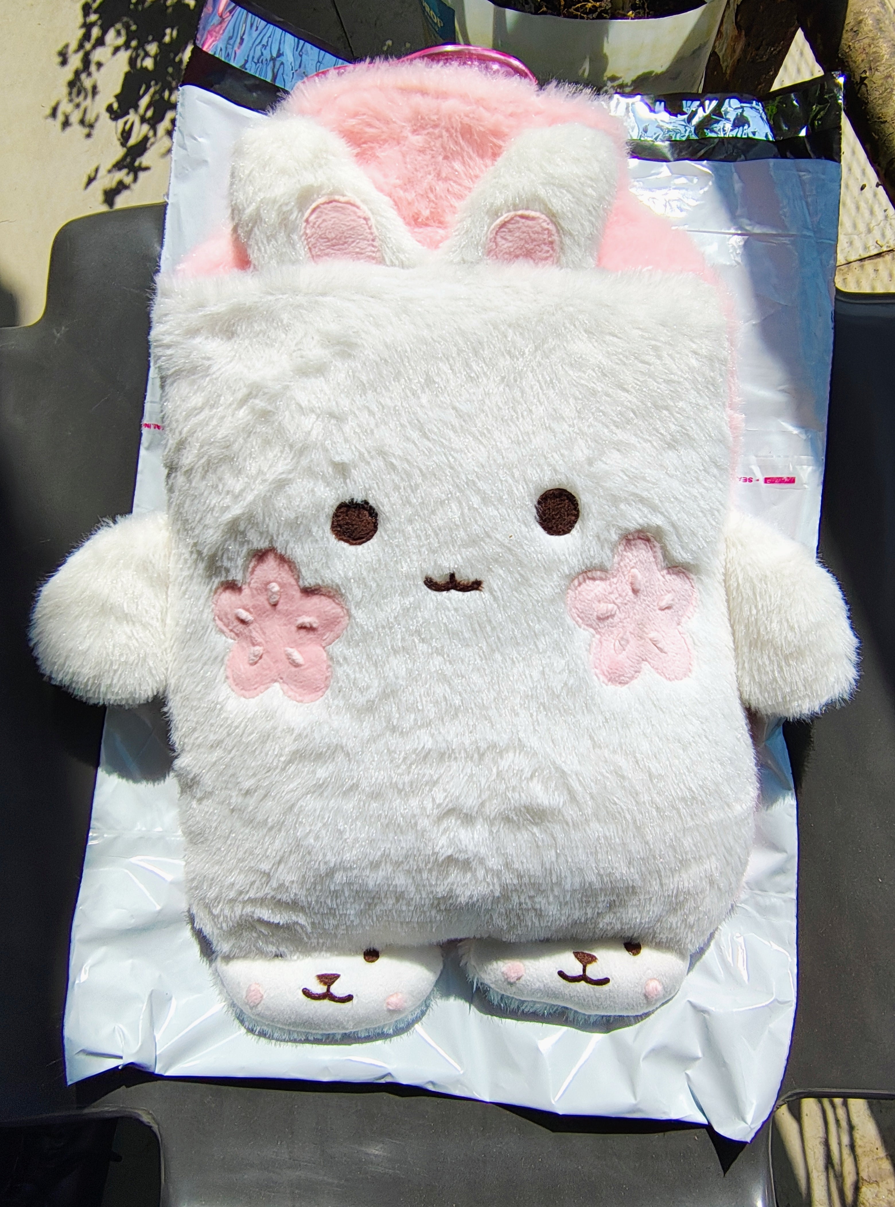 Cute Rabbit Plush Hot Water Bag