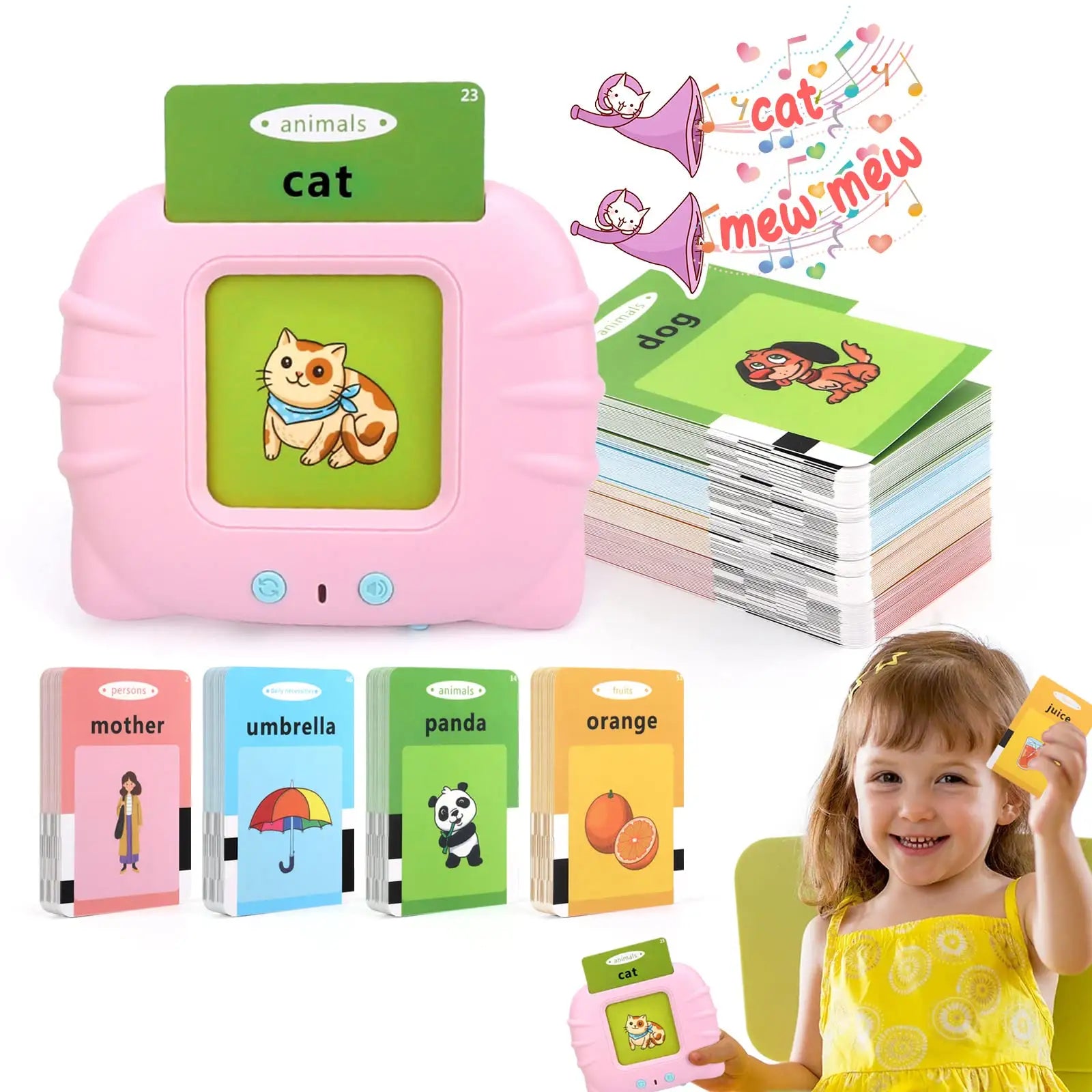 Kids Preschool English Learning Speech Therapy Machine Toy