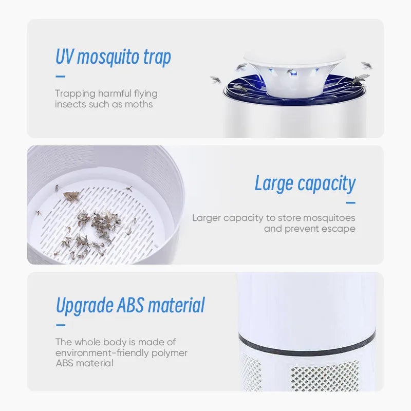 Safe and Chemical-Free Mosquito Control - Family-Friendly Bug Zapper for a Secure Home