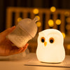 Educational silicone owl lamp, safe and non-toxic for newborns