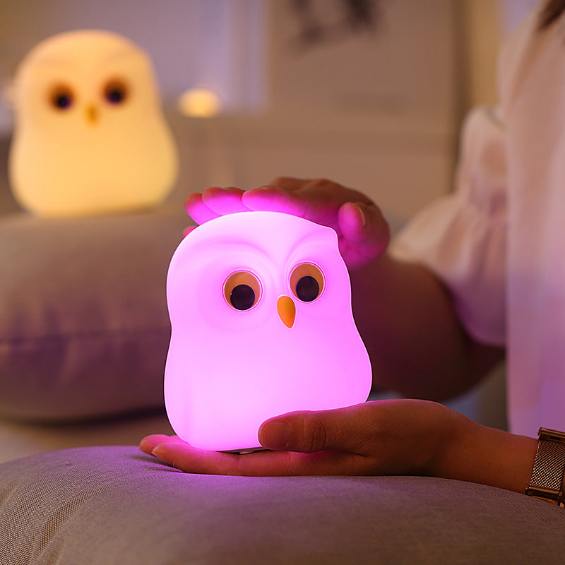 Colorful LED night light for toddlers with multiple brightness settings