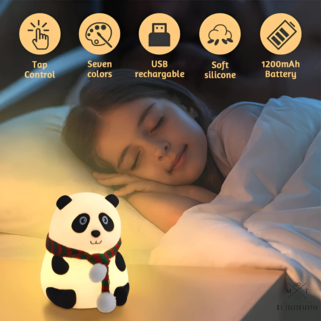 Portable Panda Night Light for Travel