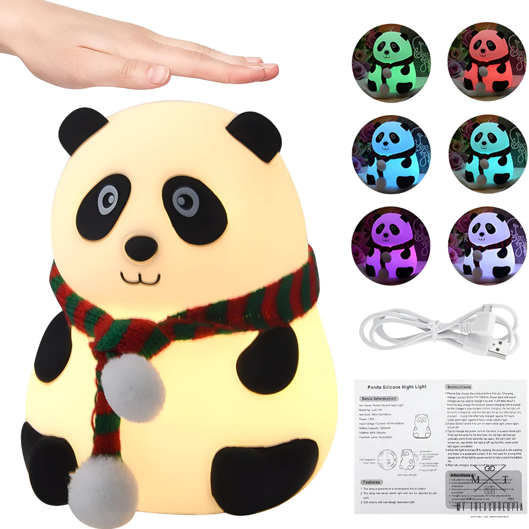 Fun and Functional Panda Night Light for Kids