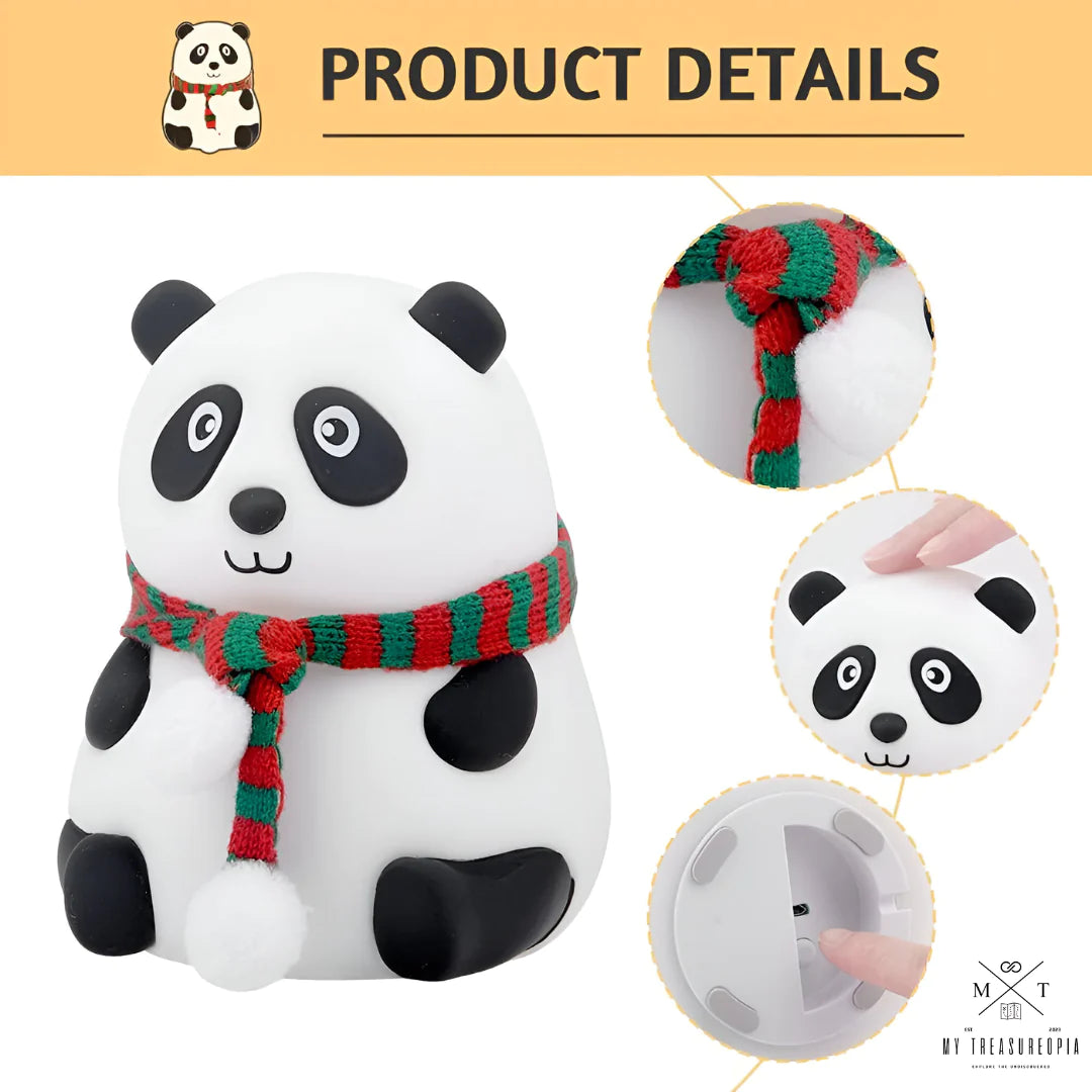 Rechargeable Panda Night Light with Long Battery Life