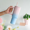 Thirst Trap Stainless Steel Tumbler with Steel Straw