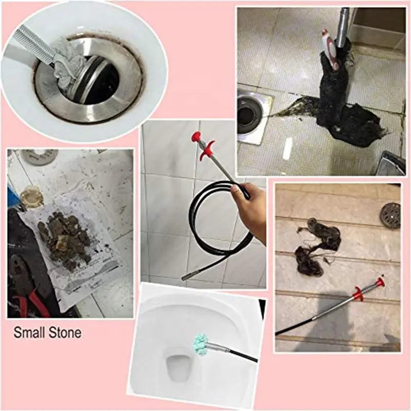 Portable Drain Cleaner Sink Cleaning Dredge Remover