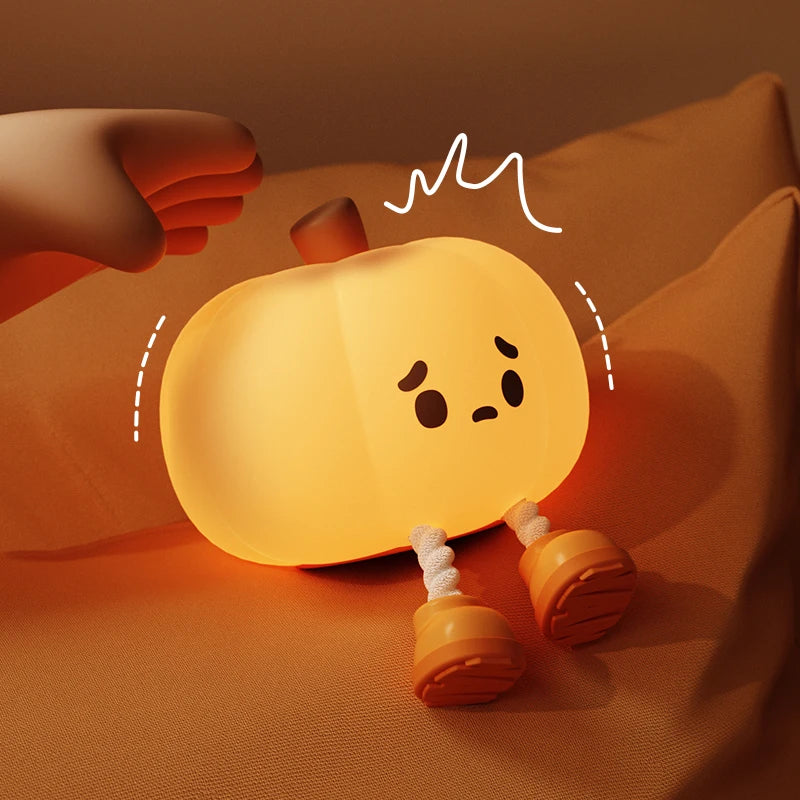 Silicone Pumpkin Night Light - Water Resistant