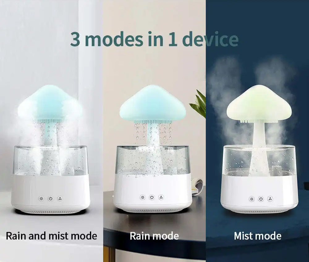 Rain Cloud Air Humidifier and Essential Oil Diffuser