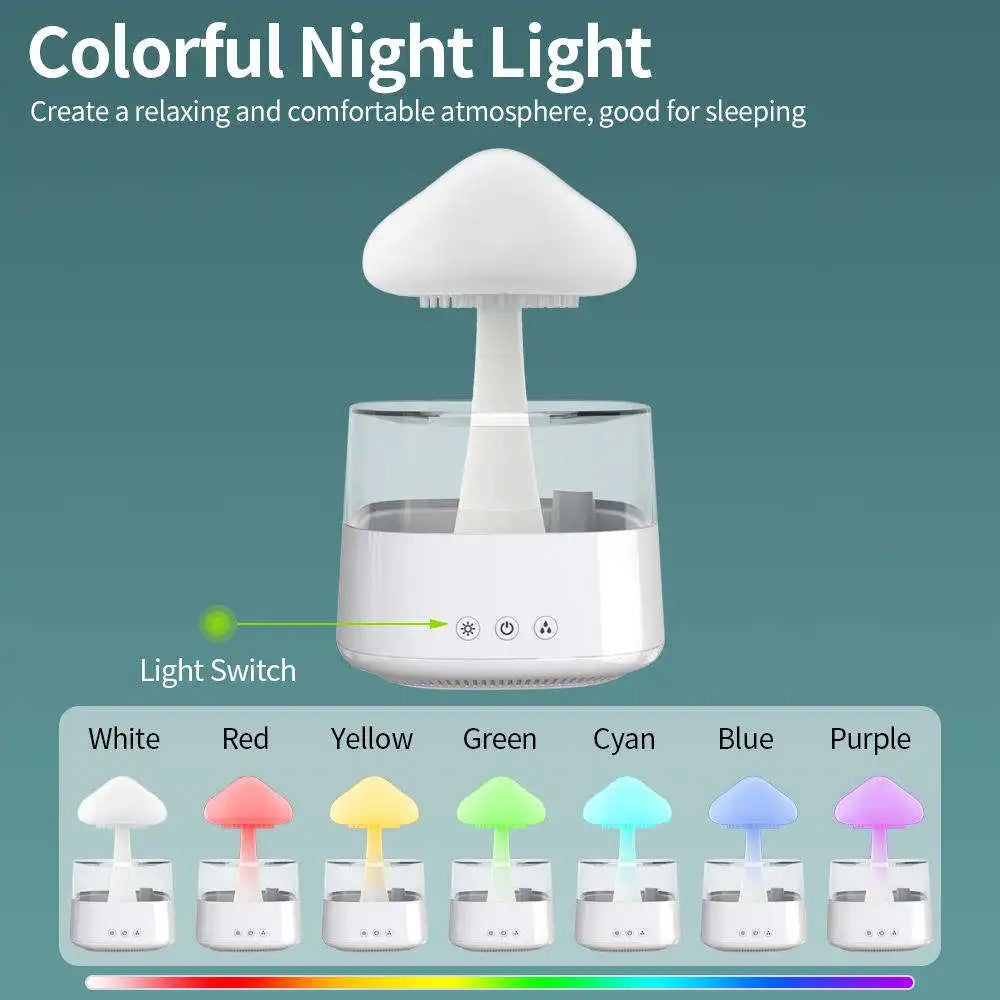 Rain Cloud Air Humidifier and Essential Oil Diffuser