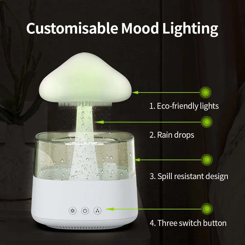 Rain Cloud Air Humidifier and Essential Oil Diffuser