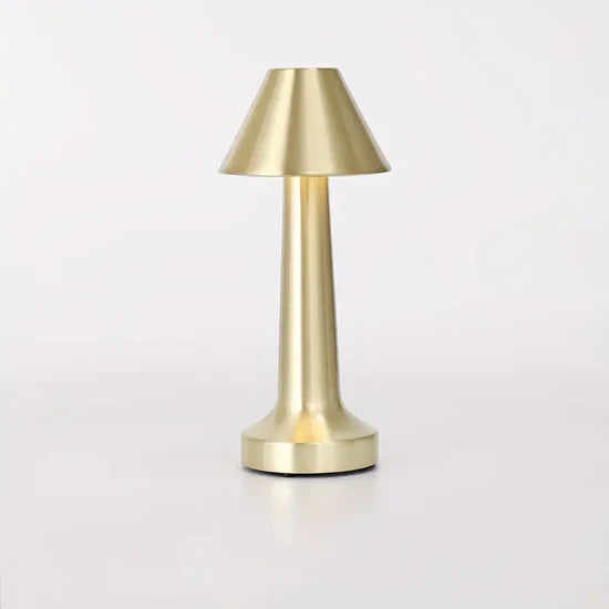 Metal touch decor LED lamp for enhancing ambiance in cafes and bars