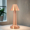 Retro-Cone Lamp with customizable lighting options for dining settings