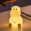 Cow Silicone Night Lamp creating cozy ambiance in bedroom