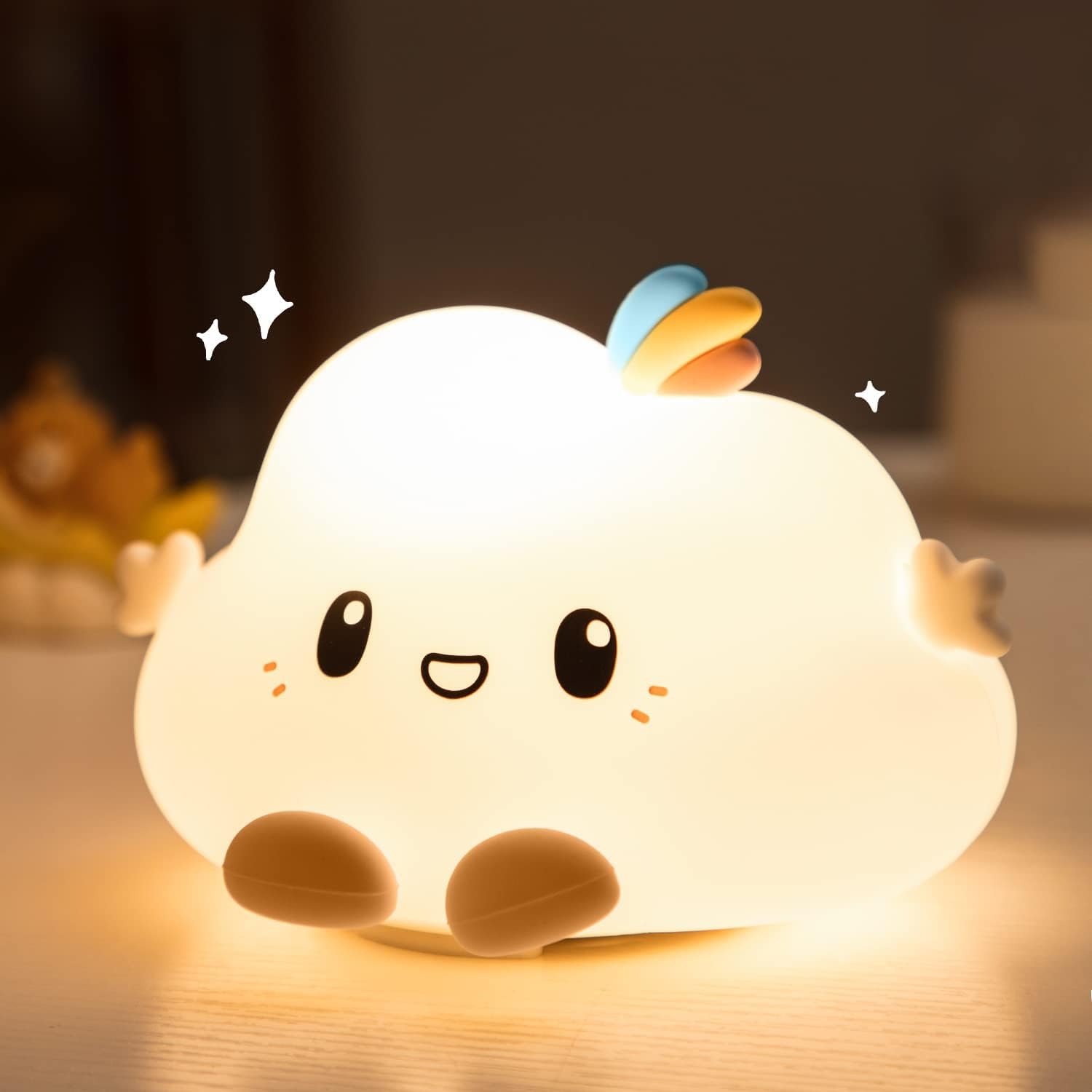 Soothing Night Light with gentle and calming glow, perfect for children's bedrooms and nurseries