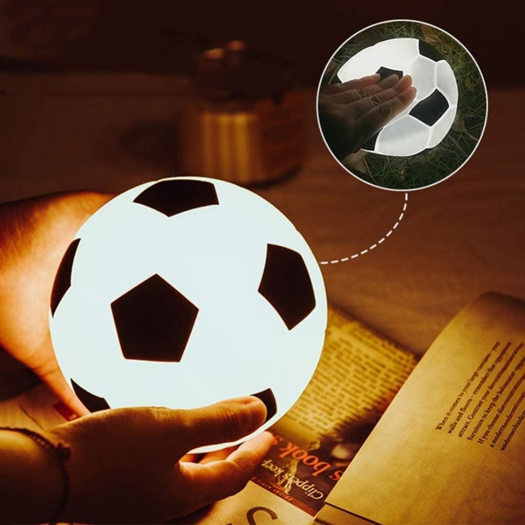 Portable indoor soccer decor night light