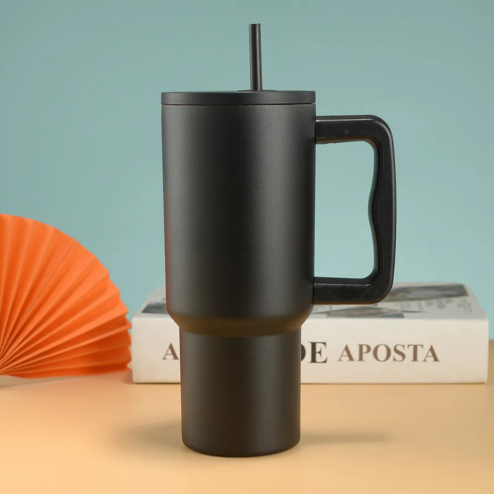 Thirst Trap Stainless Steel Tumbler with Steel Straw