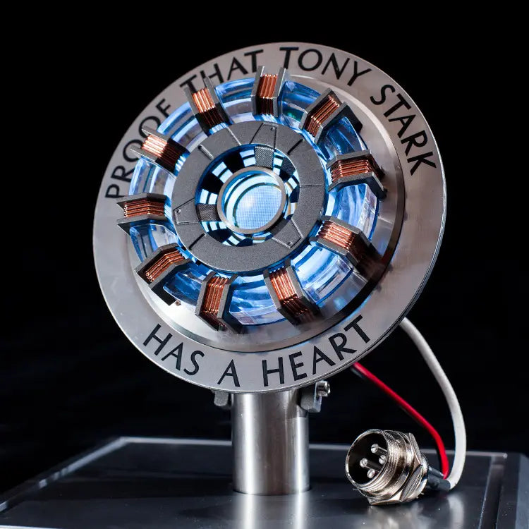 LED Arc Reactor Lamp - Illuminate your space with superhero style