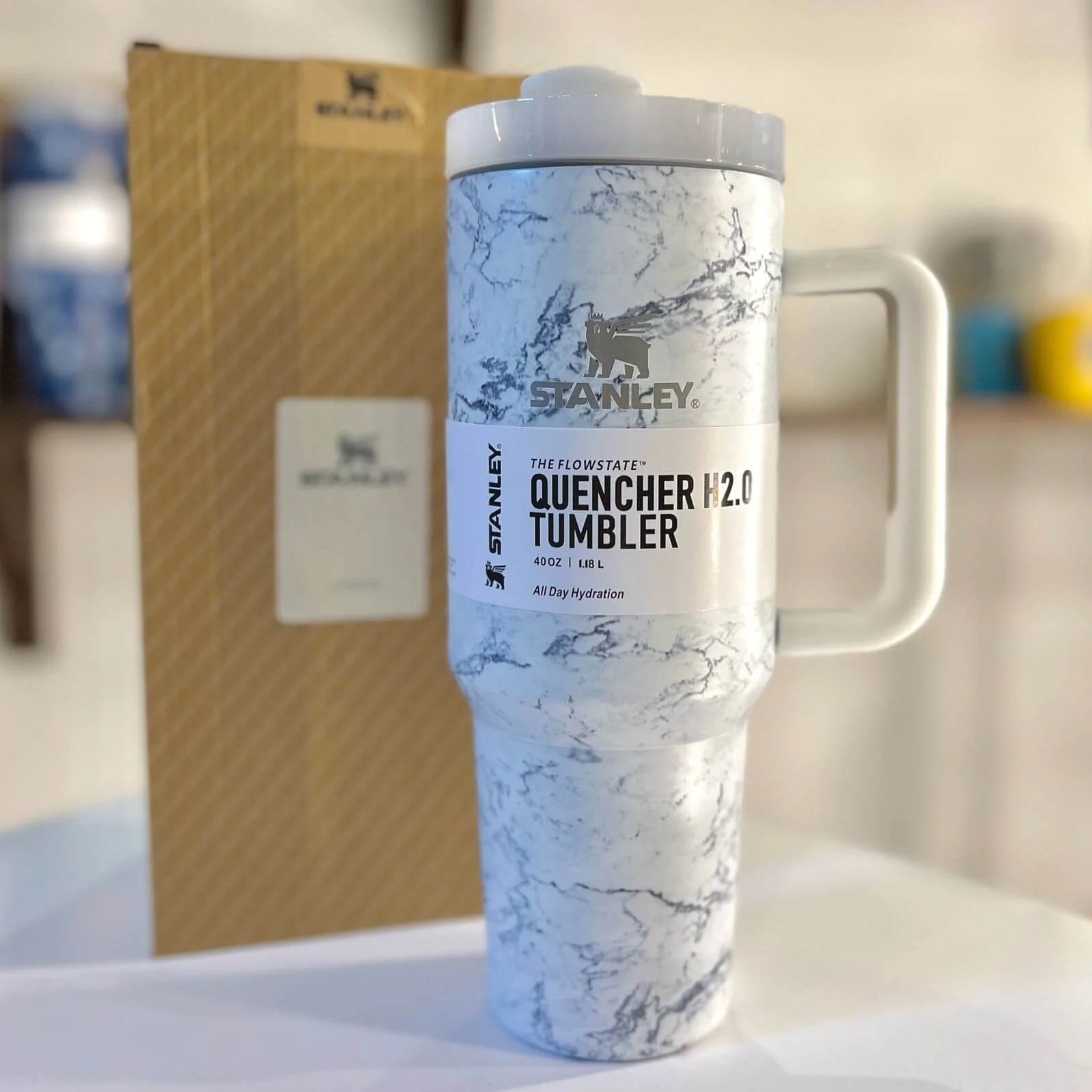 Stanley Quencher H2.0 FlowState Tumbler – Marble