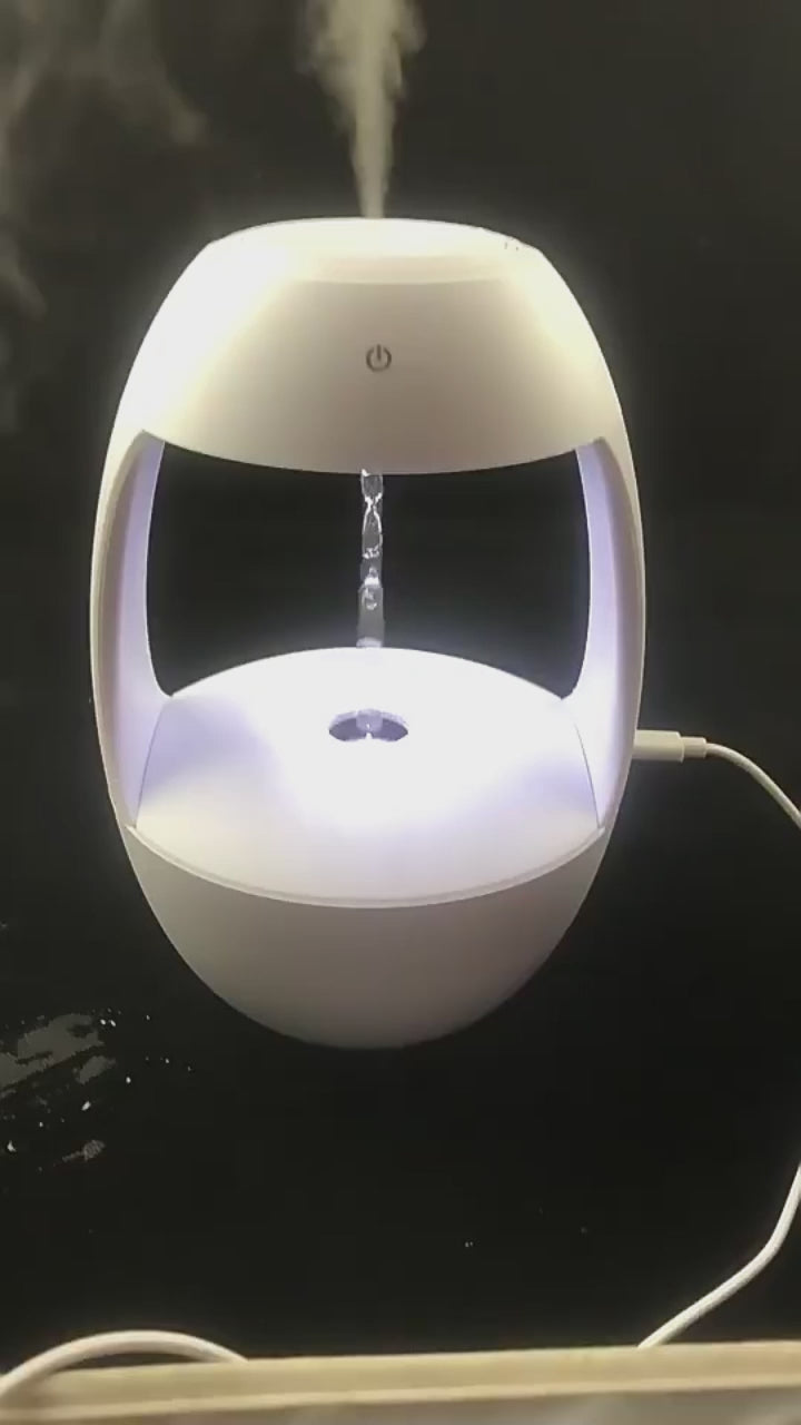 Anti-Gravity Water Drop Aroma Diffuser Single Arm New Design Anti-Gravity Air Humidifier Yoga Diffuser