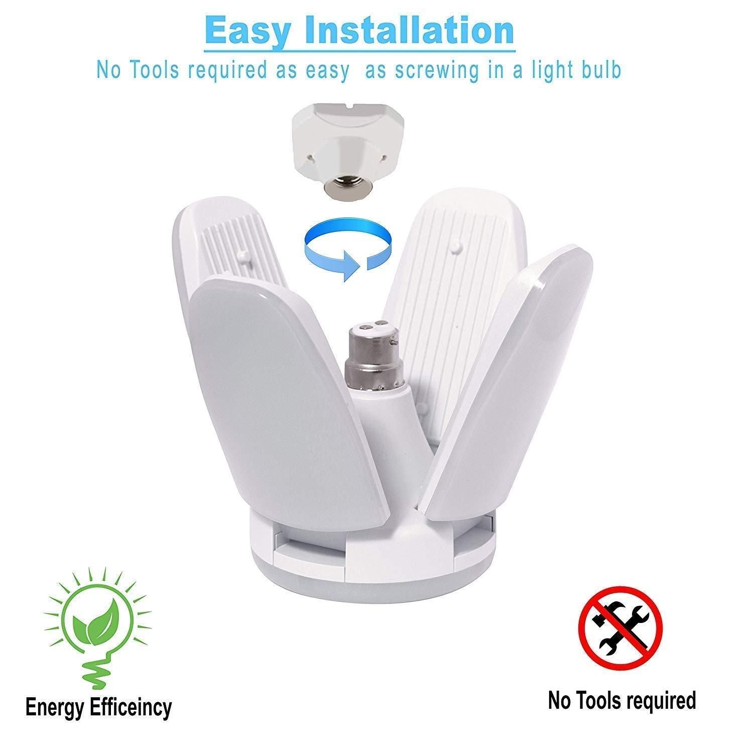 28W Deformable Fan Shape High Bright Led Bulb